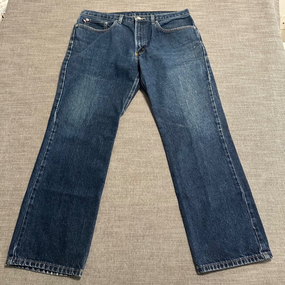 Ralph Lauren Straight Jeans Mens 14x29 Blue Vintage Denim